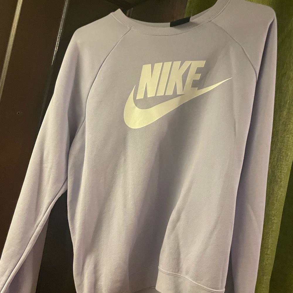 Large light purple Nick crewneck